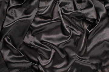 Fototapeta premium Silk fabric,view fro the top