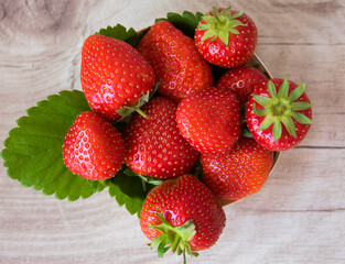 Strawberry. Fresh organic berries. Fruit background