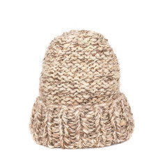 Knitted hat made of natural wool