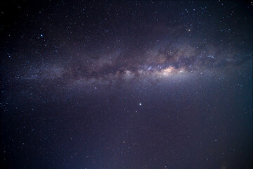 Naklejka na ściany i meble The Milky Way and the stars in the beautiful night sky