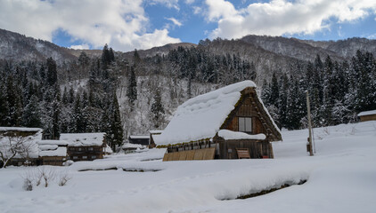 Shirakawa-go in Japan,This village is UNESCO World Heritage and is just one of the best place, Gifu, Japan