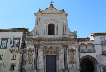 Fototapeta na wymiar Capua - Facciata della Chiesa di Sant'Eligio