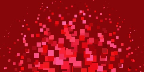 Light Red vector template in rectangles. Modern design with rectangles in abstract style. Pattern for business booklets, leaflets