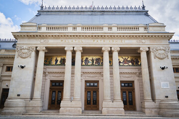 Obraz premium Patriarchal Cathedral in Bucharest, located on Metropolitan Hill