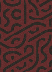 Colour Hexagon Tile Connection art background design illustration