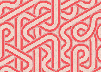 Colour Hexagon Tile Connection art background design illustration