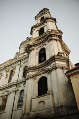 Chapel of St. Nicholas Cathedral in Prague. Baroque architecture.