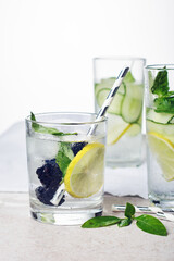 Summer refreshing drink, tonic.