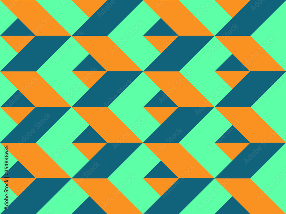 Poster image without seams. beautiful pattern on a summer theme. pattern consisting of straight lines and l
