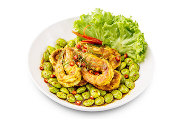 Fried sato with prawn
