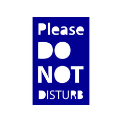 Please do not disturb icon