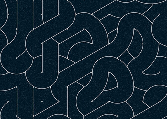 Colour Hexagon Tile Connection art background design illustration