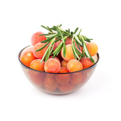 Cherry Tomatoes with Sprigs of Rosemary