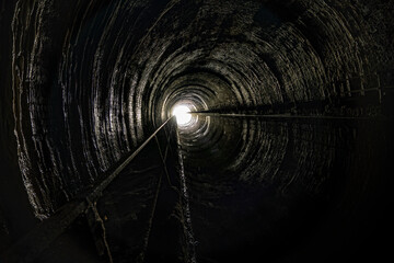 An old canal tunnel in the Black Country, UK