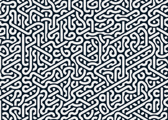 Colour Hexagon Tile Connection art background design illustration