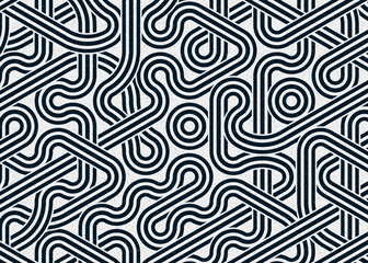 Colour Hexagon Tile Connection art background design illustration