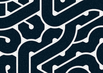 Colour Hexagon Tile Connection art background design illustration