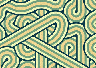 Colour Hexagon Tile Connection art background design illustration