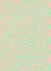 Colour Hexagon Tile Connection art background design illustration