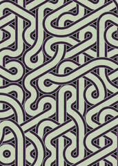 Colour Hexagon Tile Connection art background design illustration