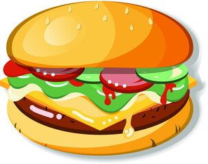 the logo of hamburger fast food