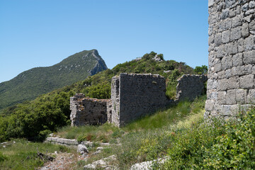 ruins of the castle  of Montferrand