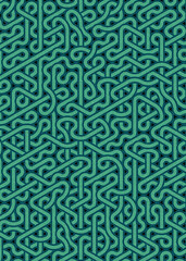 Colour Hexagon Tile Connection art background design illustration