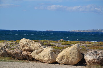 A great place for walking, near the blue sea