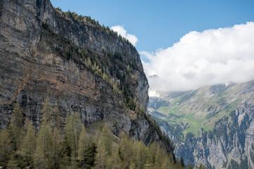 Felsenpfad oberhalb Kandersteg