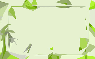 abstract colorful pattern background. and green card 