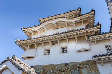 Fototapeta na wymiar View of the Himeji castle, Hyogo, Japan