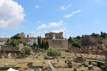 roman forums in rome city center roman forums are world wide famous tourist destination in italy