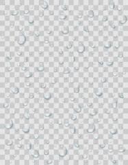 drop of water rain or spray vector illustration