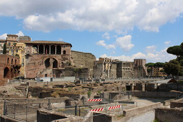roman forums in rome city center roman forums are world wide famous tourist destination in Italy