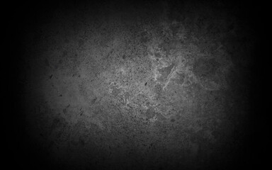 Old wall texture cement dark black gray  background abstract grey color design are light with white gradient background.