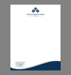 Blank Letterhead Template for Print with Logo