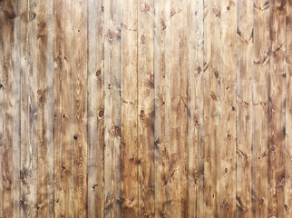 The beautiful background from a lot of wooden brown planks