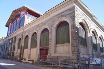 Florence during the covid-19 emergency, San Lorenzo central market, Italy