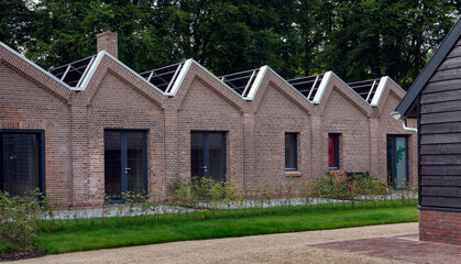 Historic building. Former Mandenmakerij. Wilhelminaoord.  Frederiksoord Drenthe Netherlands. Maatschappij van Weldadigheid