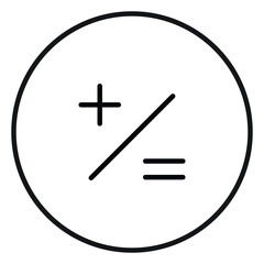 Calculator | Math | Icon	
