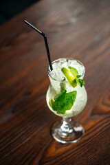 Refreshing mojito cocktail ice lime mint 