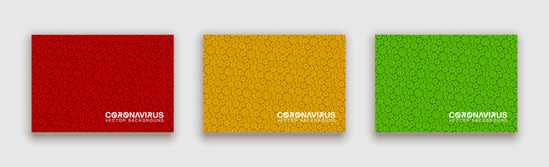 MERS-Cov (middle East respiratory syndrome coronavirus). background with bacteria and the inscription coronavirus. 2019-nCoV concept. 3D COVID-2019 elements. Vector illustration