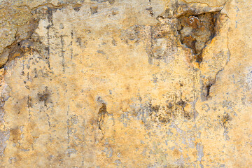 Abstract concrete, weathered with cracks and scratches. Landscape style. Grungy Concrete Surface. Great background or texture.