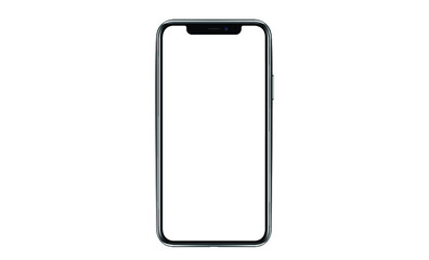 mobile phone mockup iphon frameless of Smartphone iPhone 12 Pro Max with blank screen for Infographic Global Business web site design app - Clipping Path