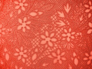 red floral ornament, 
crimson wallpaper with floral background