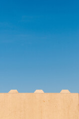 wall and sky