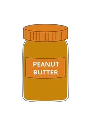 illustration of a peanut butter