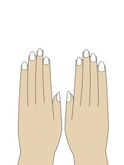 illustration of a Fingernails