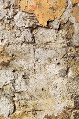 Abstract concrete, weathered with cracks and scratches. Landscape style. Grungy Concrete Surface. Great background or texture.