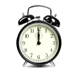 alarm clock isolated on white